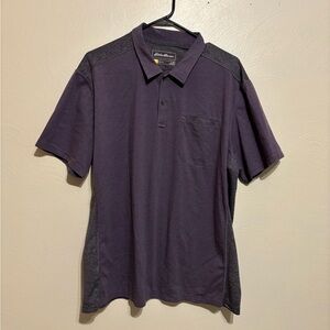 Eddie Bauer Shirt Mens XL Short Sleeve Lightweight Golf Polo Outdoors